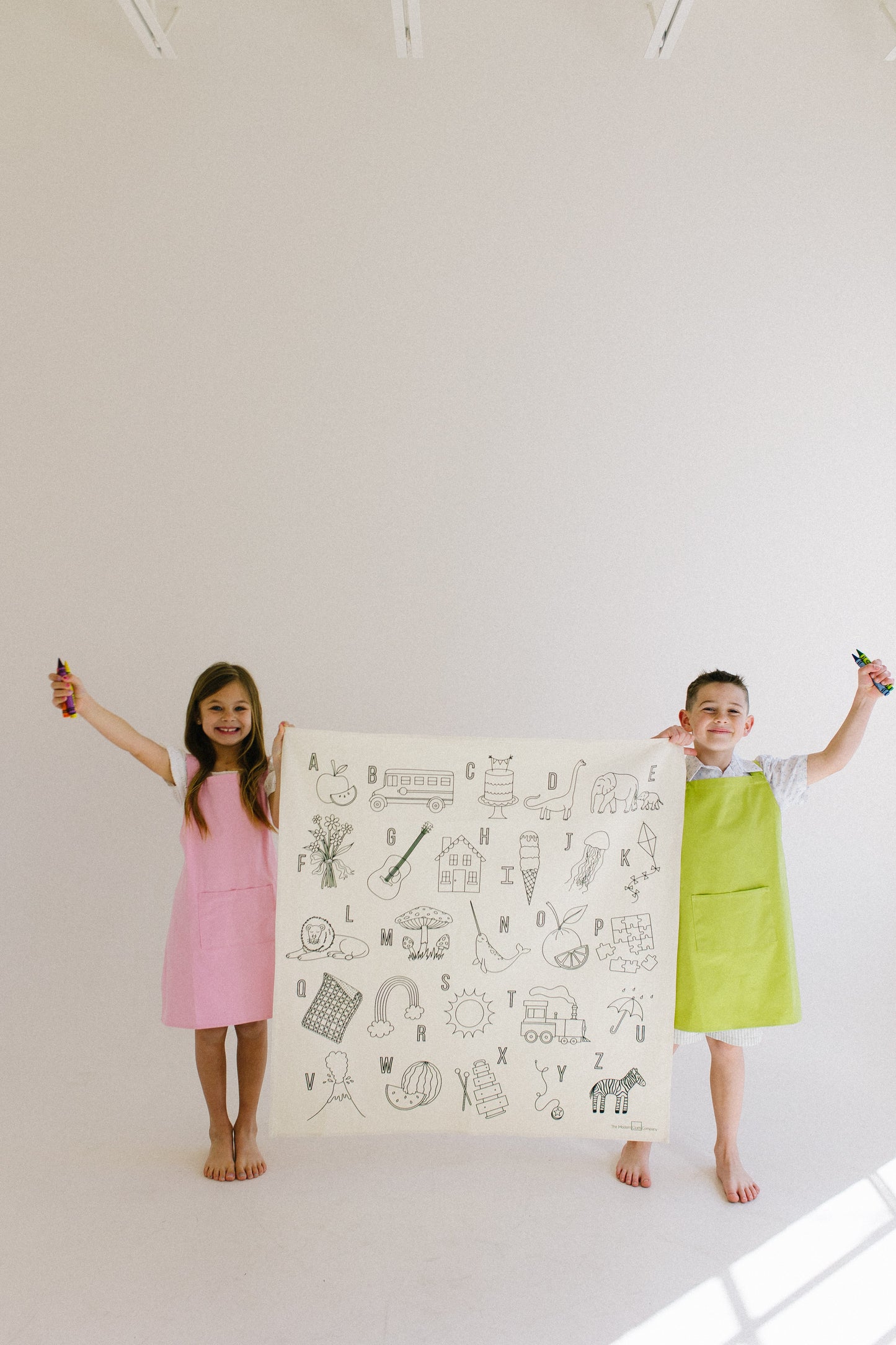 Play Apron in Perfectly Pink