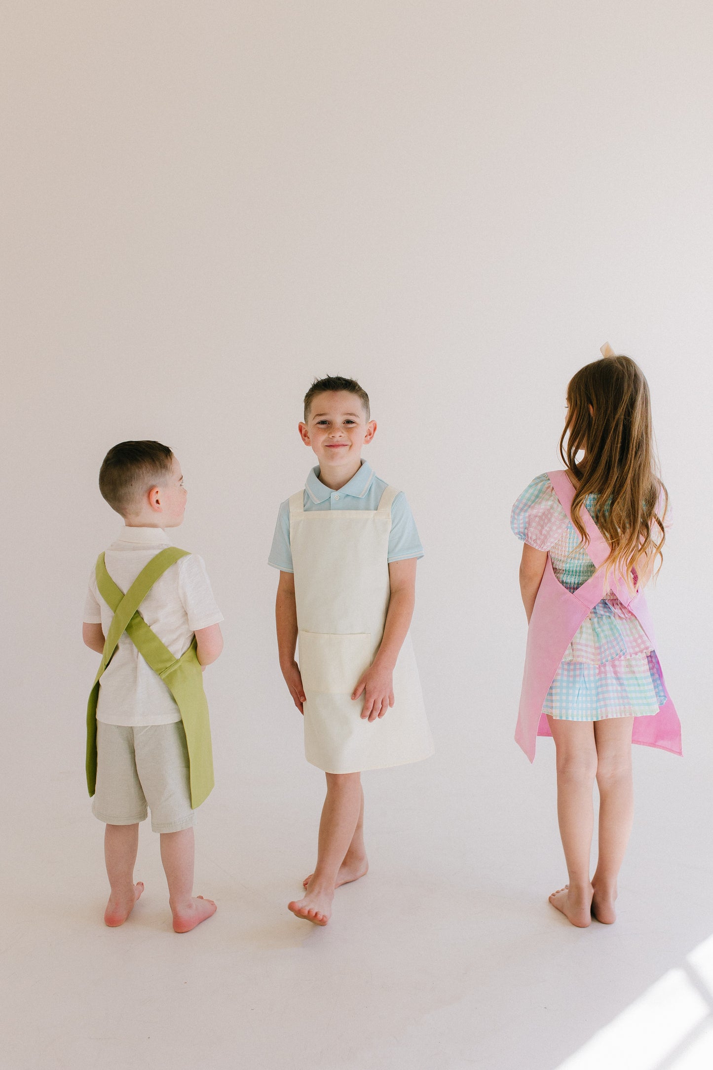 Play Apron in Perfectly Pink
