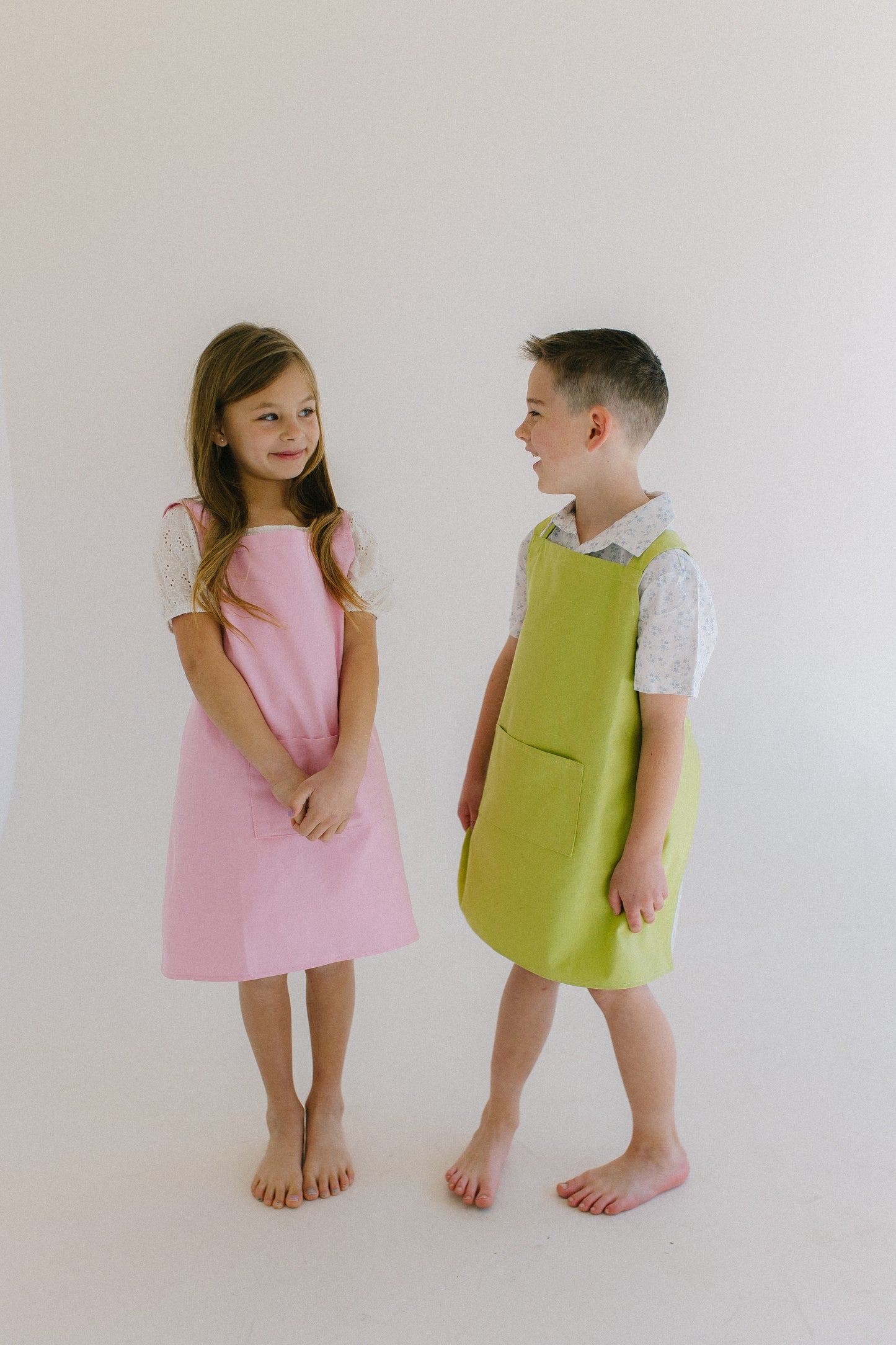 Play Apron in Lively Green