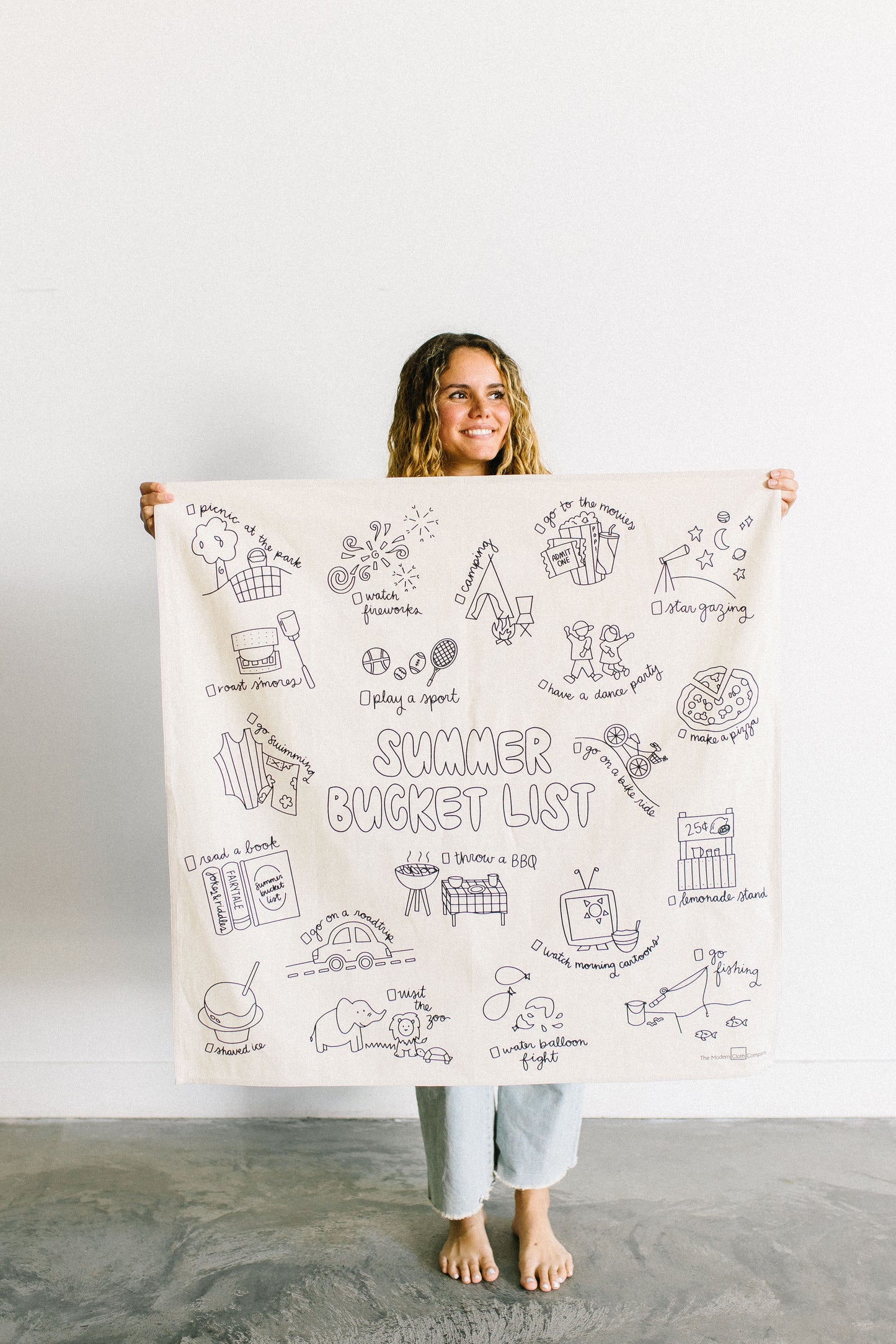Summer Bucket List Cloth