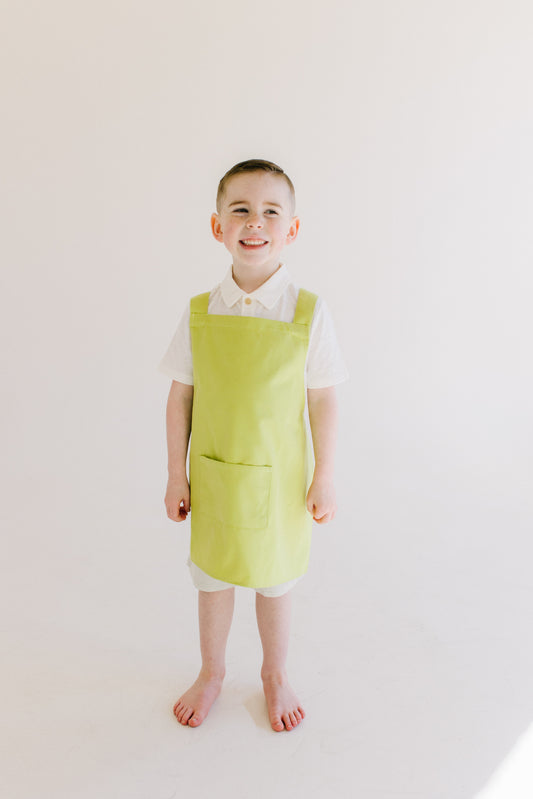 Play Apron in Lively Green